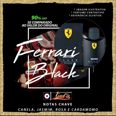 Perfume Similar Gadis 62 Inspirado em Ferrari Black Contratipo